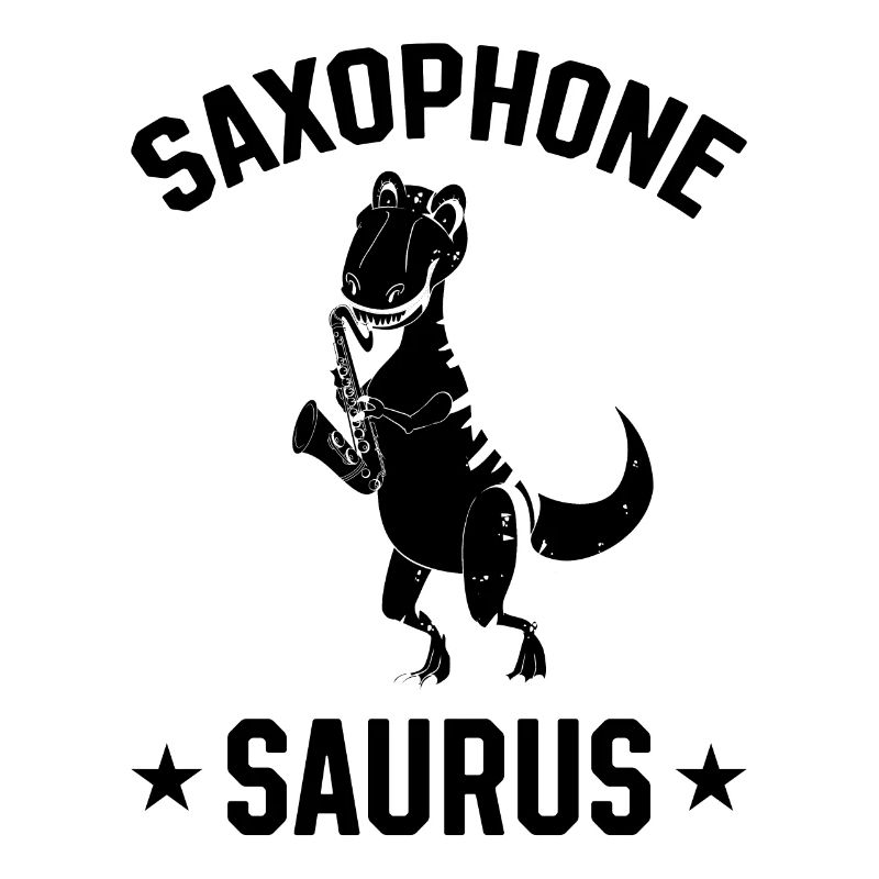 Saxophone Saurus Saxophone Player Dinosaur Sax Pla