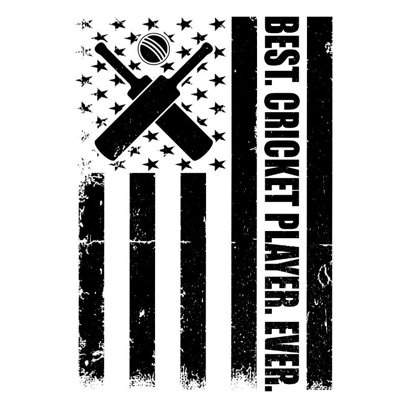Best Cricket Player Ever - Cricket US Flag