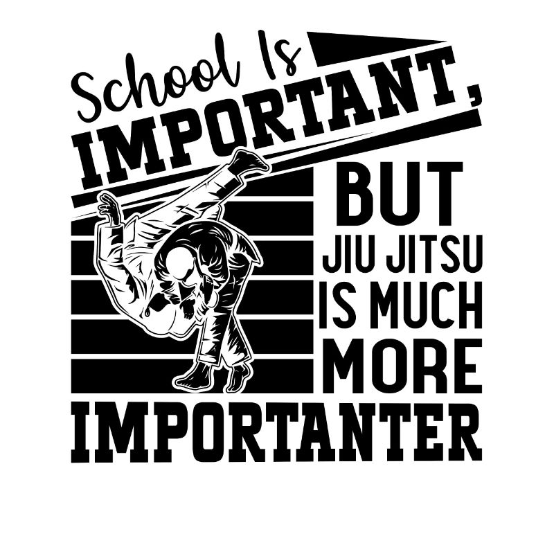 L’école est importante, mais le Jiu Jitsu est beaucoup plus imp