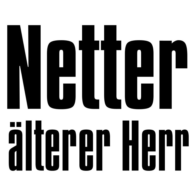netter, älterer Herr