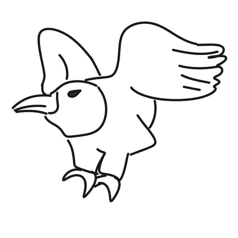 Symbole de mouche animale Eagle Bird