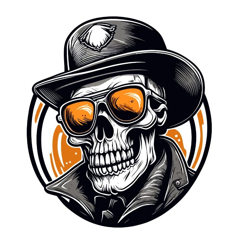 Skull / Skull / Skeleton / Gothic / Tattoo