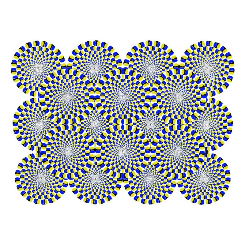Optische Täuschung Optical illusion Psychedelisch