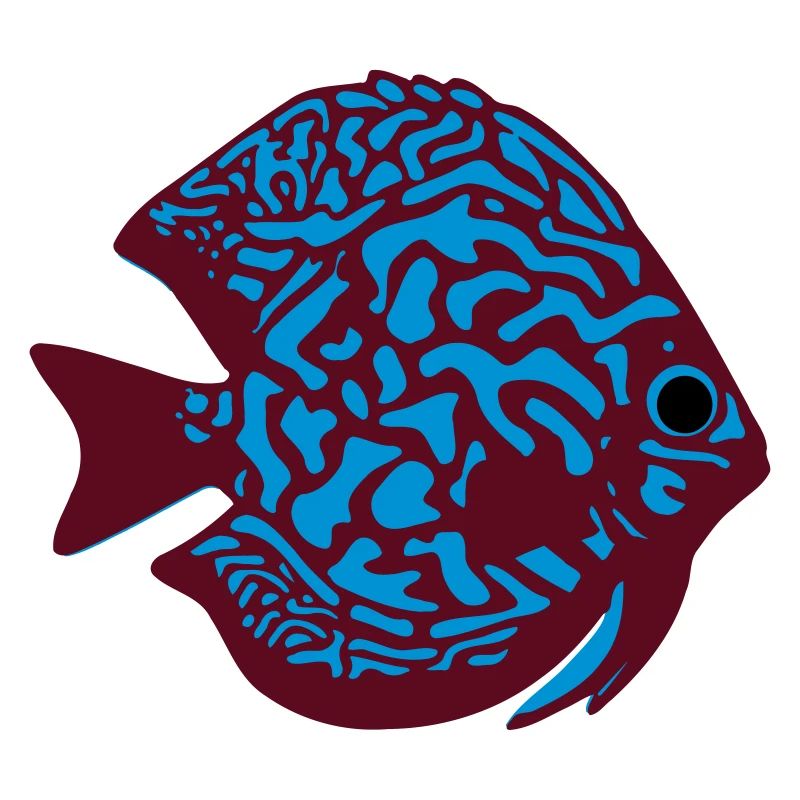 discus fish vektor