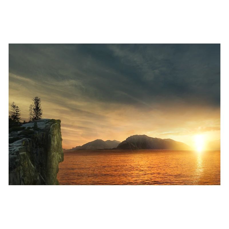 Coucher de soleil au lac.sunset