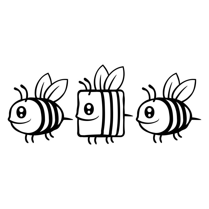 Comic Bees bee different