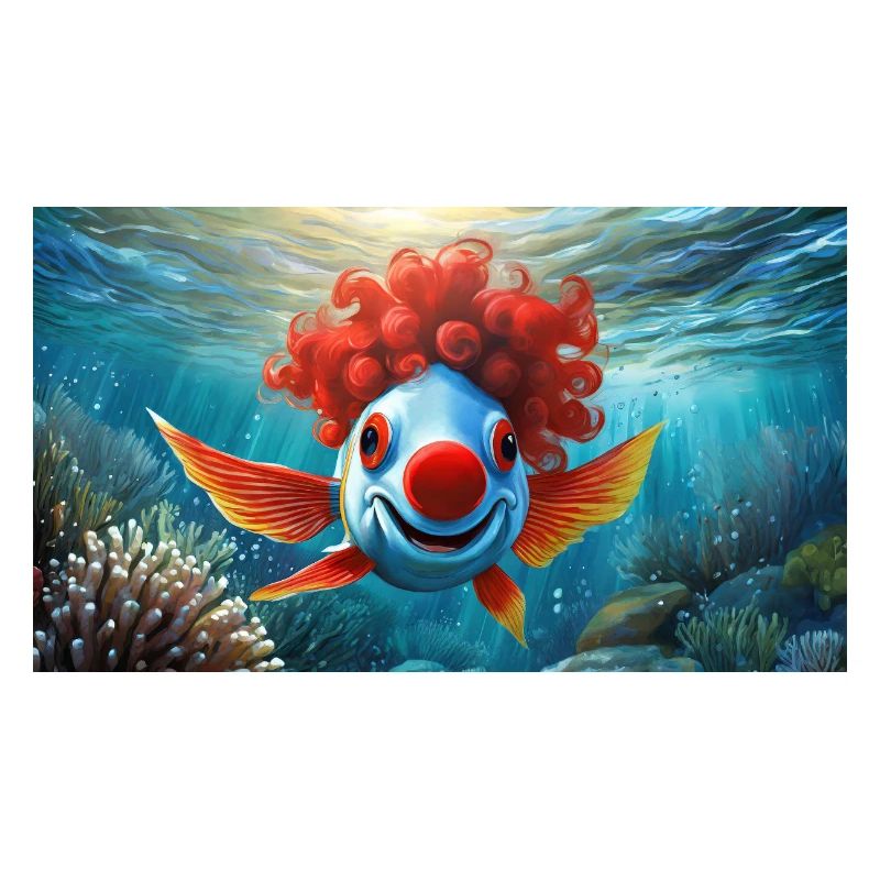 Pun ambiguous german expression - Clownfisch