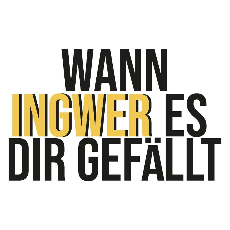 Wann Ingwer es dir gefällt
