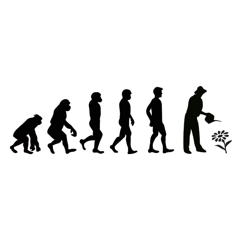 Evolution Gärtner schwarz