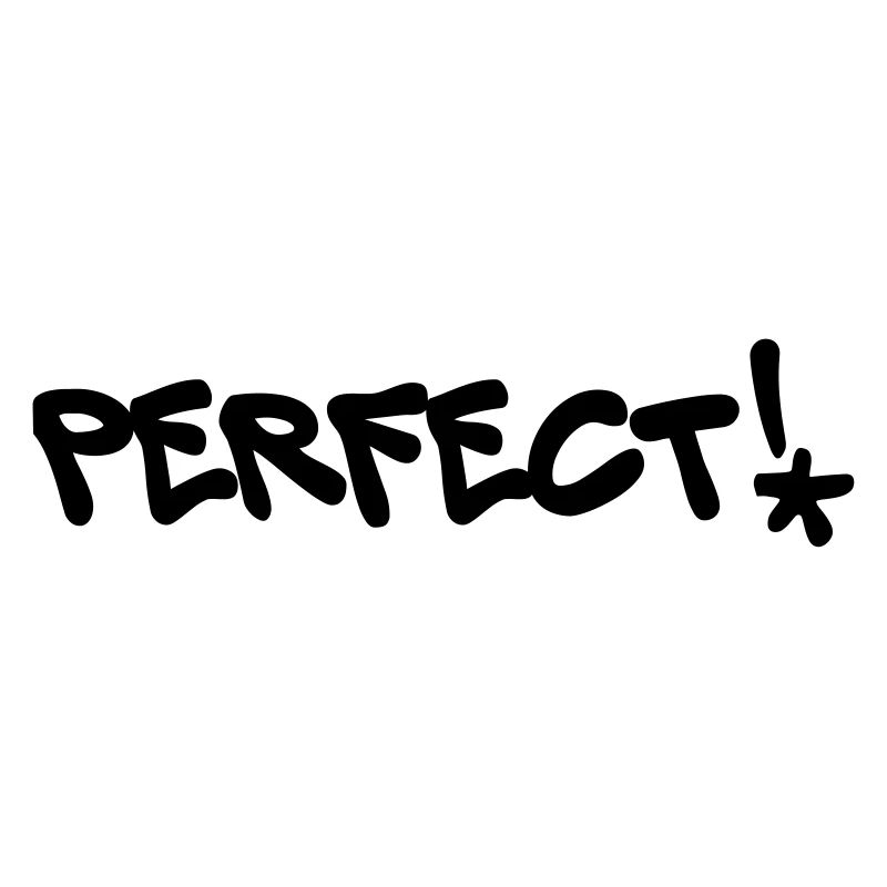 Perfect, Parfait, Graffiti, Couleur modifiable