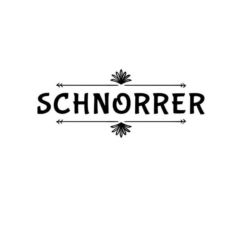 vor dir steht ein Schnorrer