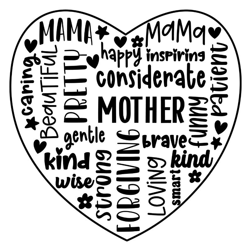 Muttertag Herz Geschenkidee Mama