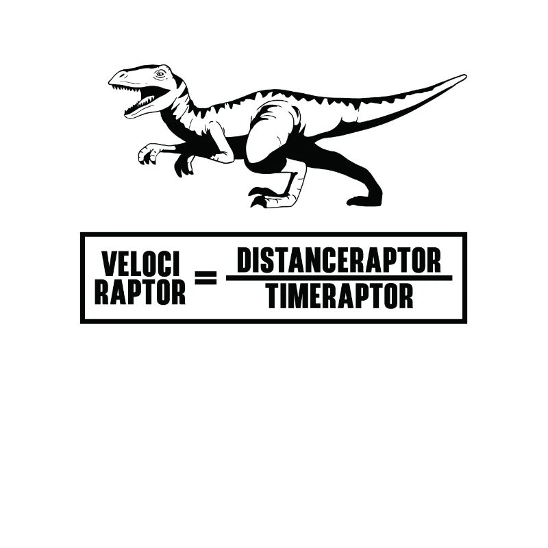 Math Velociraptor Equation Dino Fan Formule
