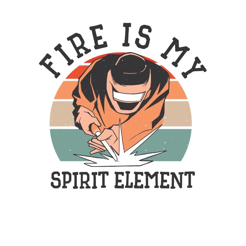 Welding Fire Spirit Element Metalworker Blacksmith