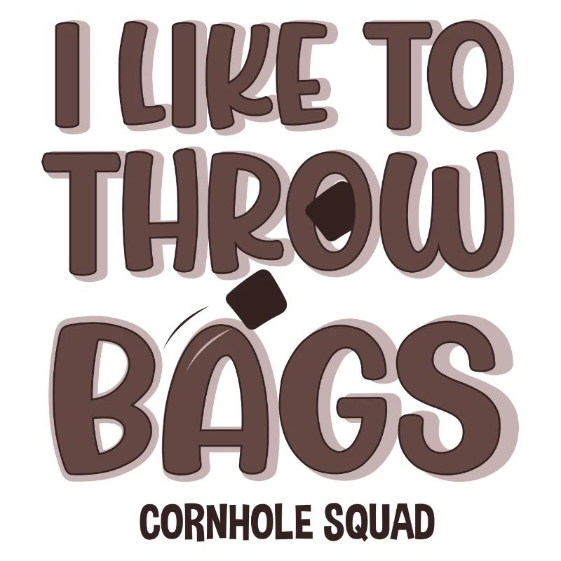 Sacs à lancer Ironic Quote Cornhole Player