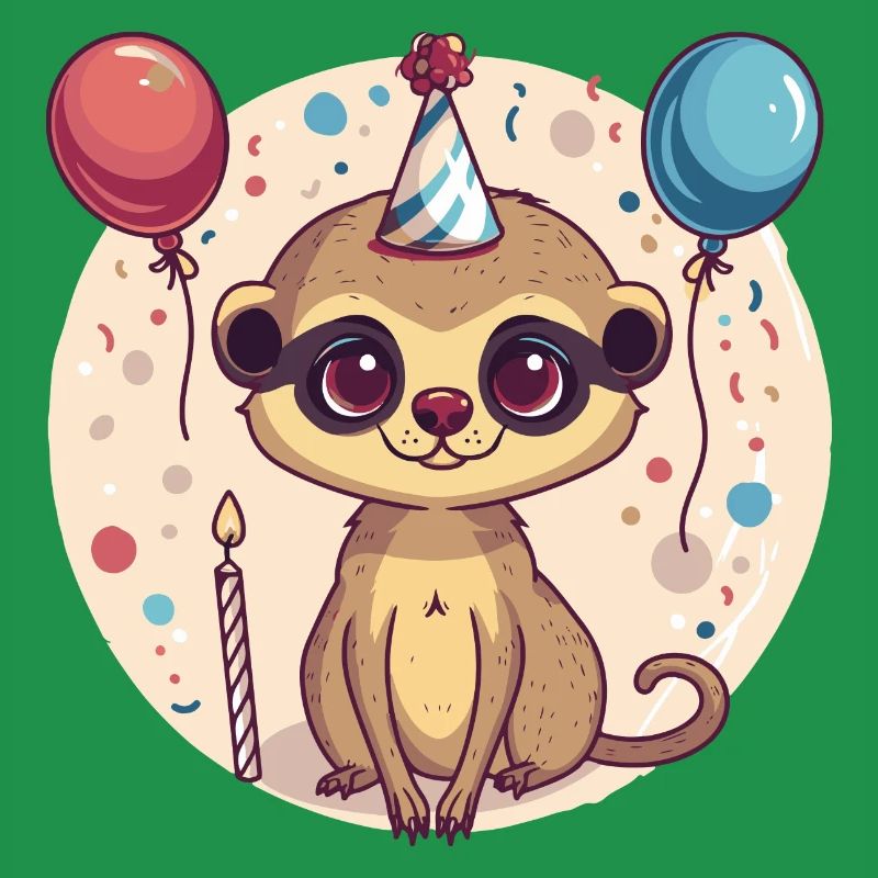 Suricate Anniversaire Bébé