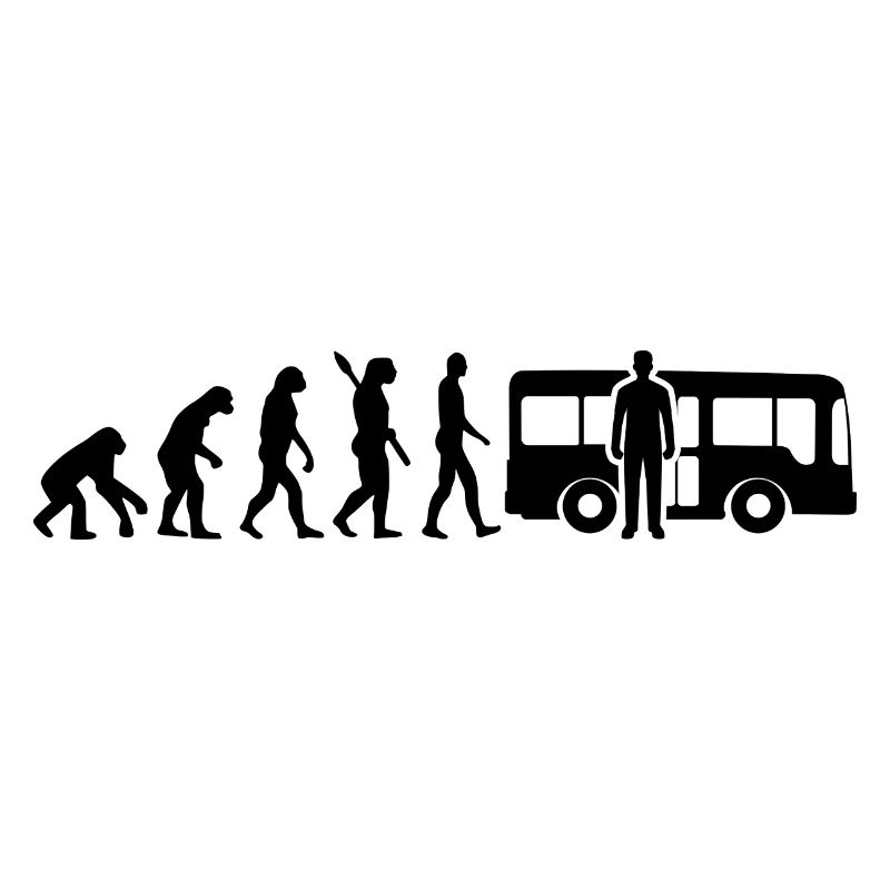 Evolution Busfahrer Busfahrerin b