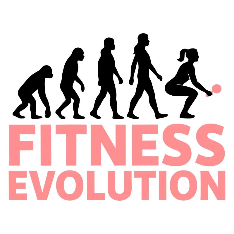 Fitness Evolution Frau Geschenk Cool