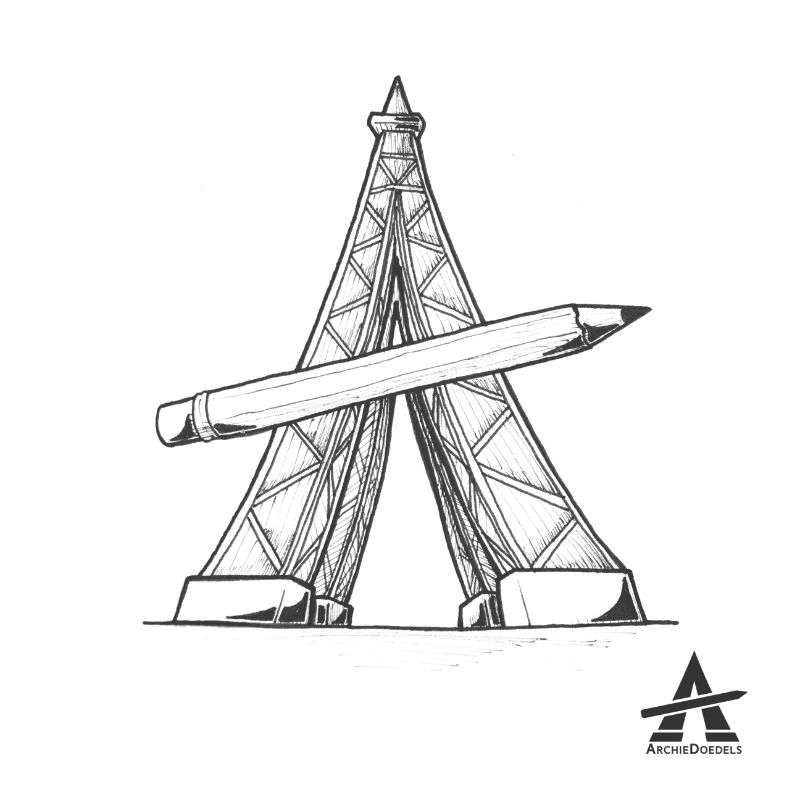 Eiffel tower Pencil