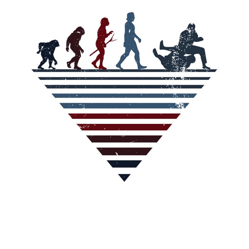 Human Evolution - Vintage Bobsled