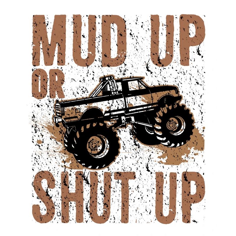 Mudder-Geschenk Schlamm auf- oder Schweigen Mudding-Humor