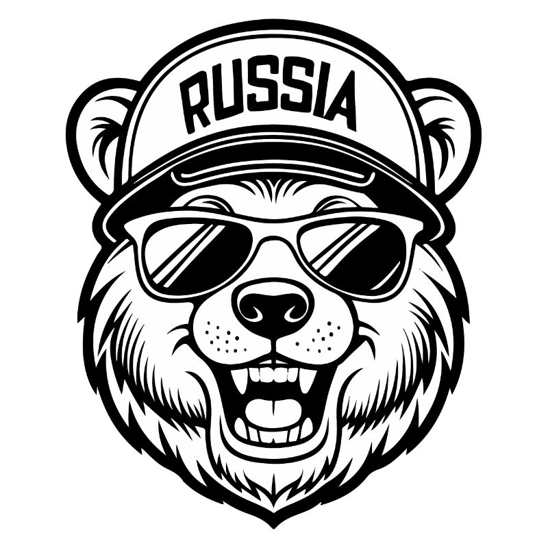 BROWN BEAR, BASEBALL CAP