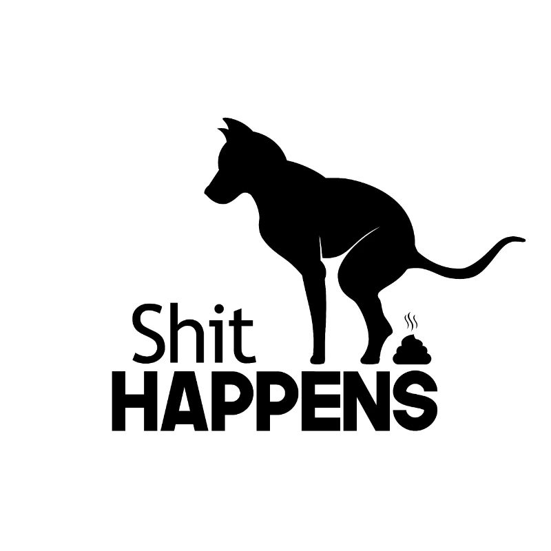 merde de chien - peut arriver - caca de chien dans la rue