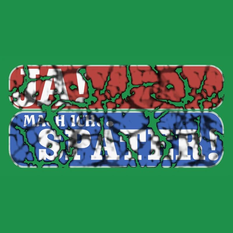 mach ich später rot blau