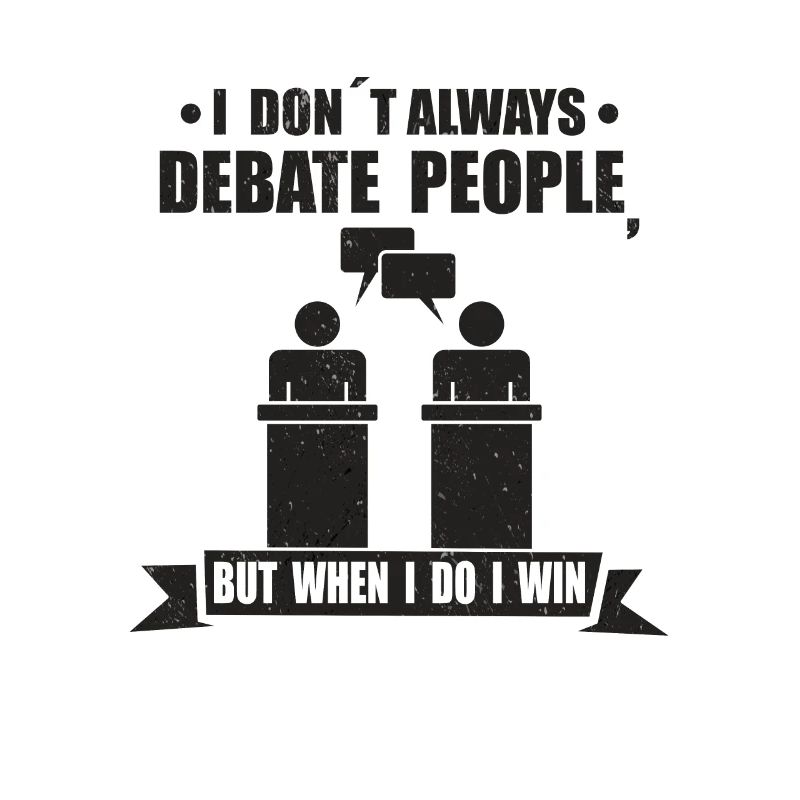 Debatte Rede Debattierer Redner Geschenkidee