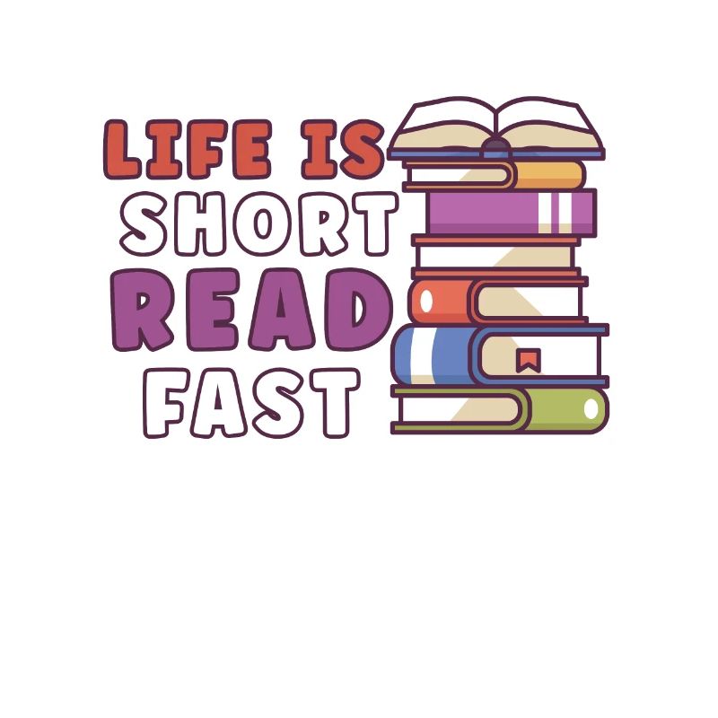 Book Reader Reading Literature Bookworm Gift Idea