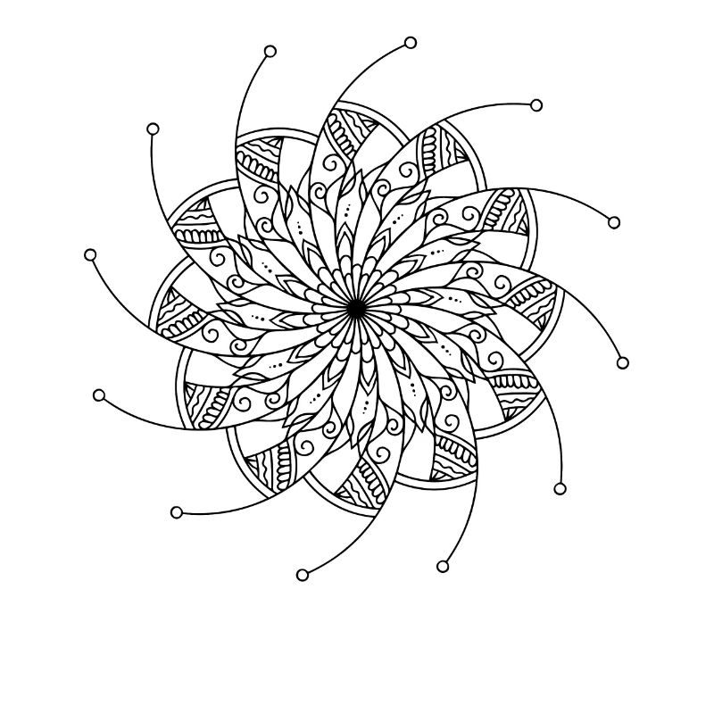 Rotating Mandala