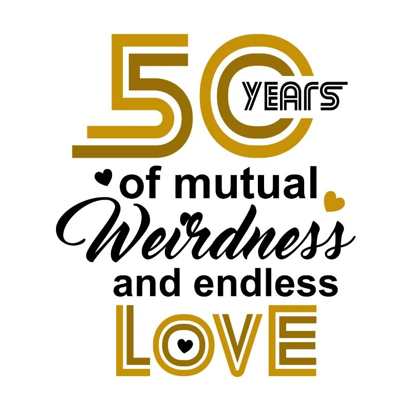 50. Hochzeitstag Ehemann Ehefrau Ehe Beziehung