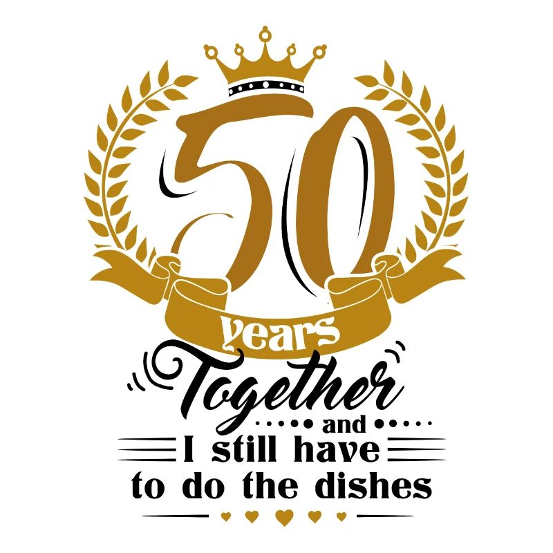 50. Hochzeitstag Ehemann Ehefrau Ehe Beziehung