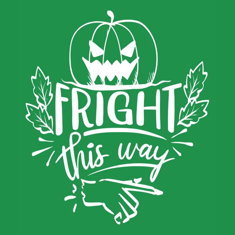 Fright this way - Pumpkin Halloween