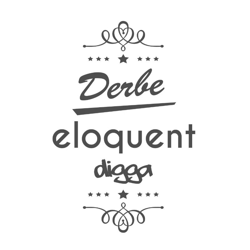 Derbe Eloquent Digga Schwarz