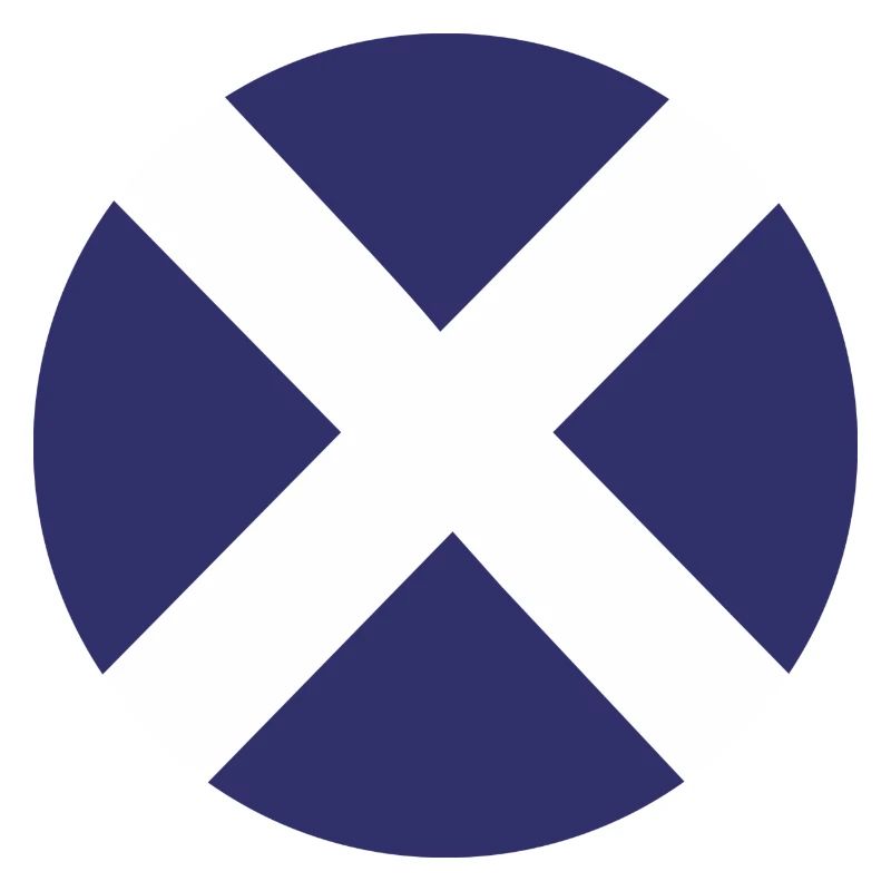 cible du drapeau écossais