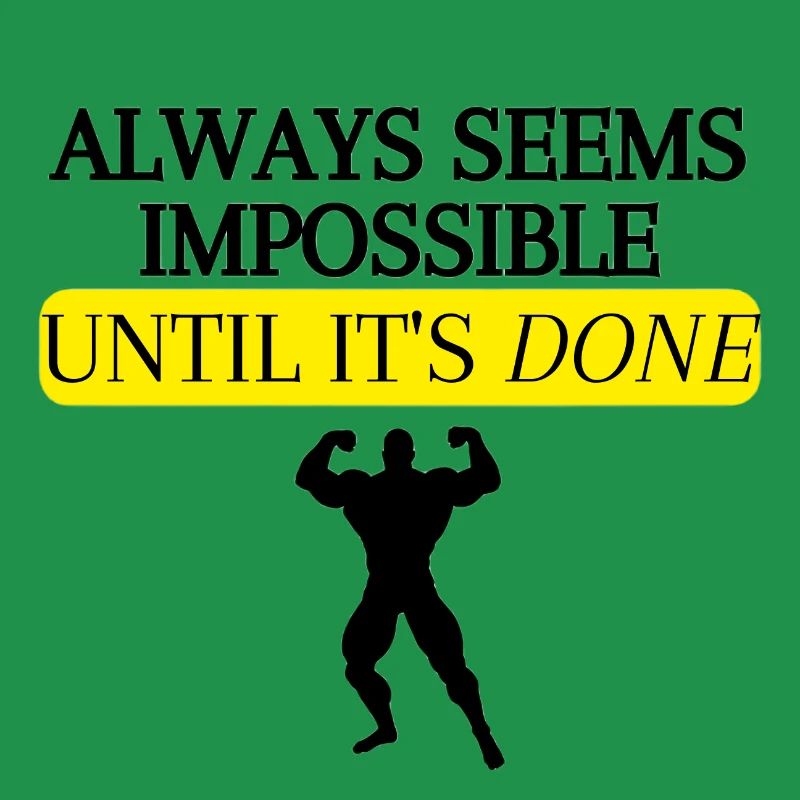 It seems impossible until you do it