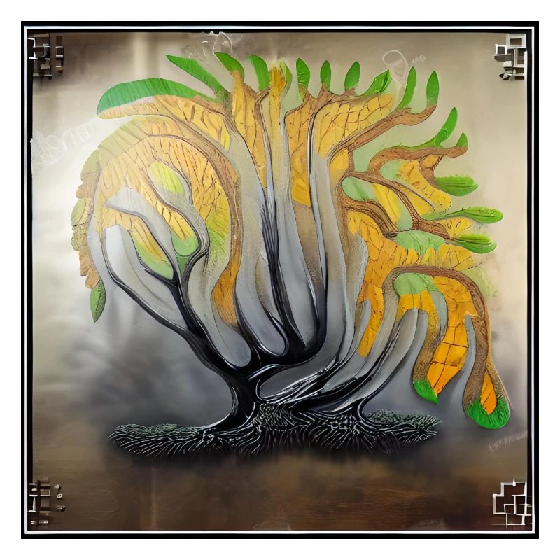 strong old tree dying