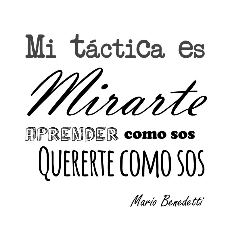 Mario Benedetti - white background