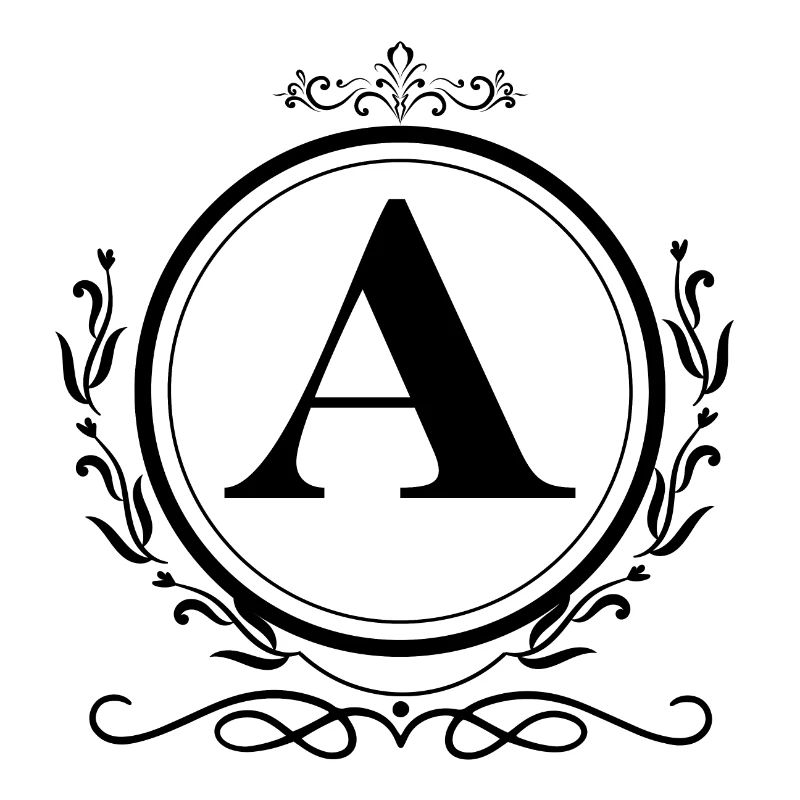 Buchstabe A Dekoration