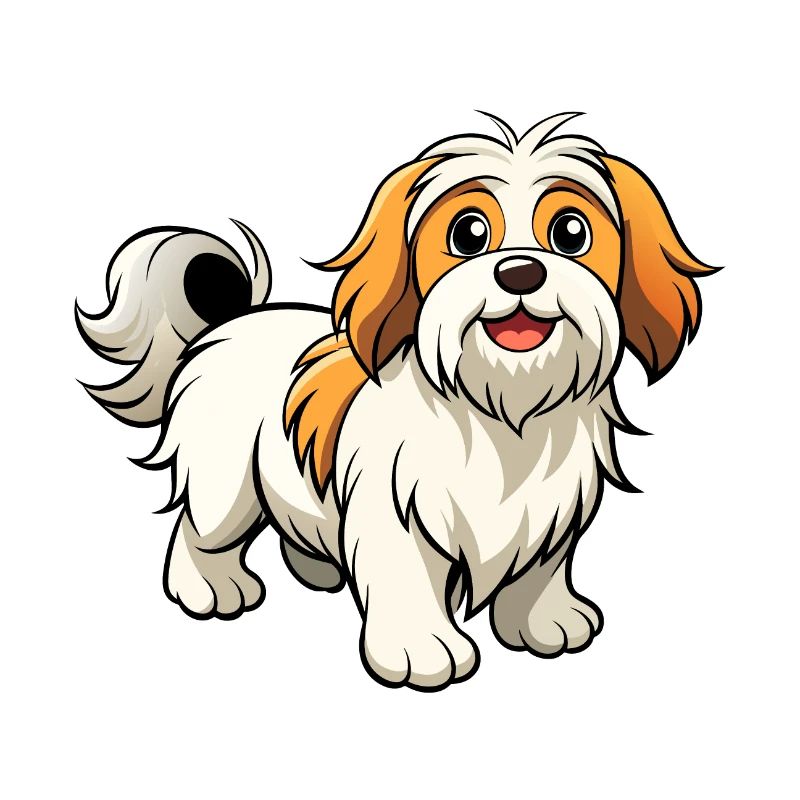 Zuversichtliche Lhasa Apso Parade
