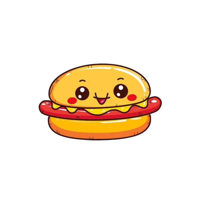 Süßer Hamburger