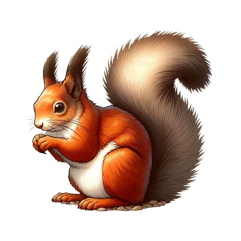 Ecureuil: Petit Roi De La Forêt, Cœur Joyeux !