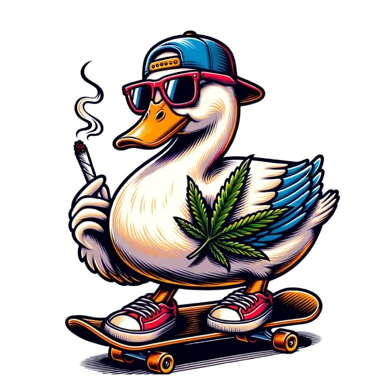 Extremely cool duck