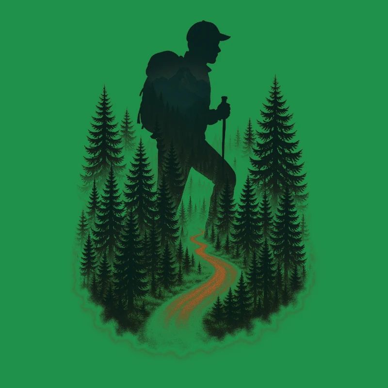 Cool hiker pattern - mountain hikes