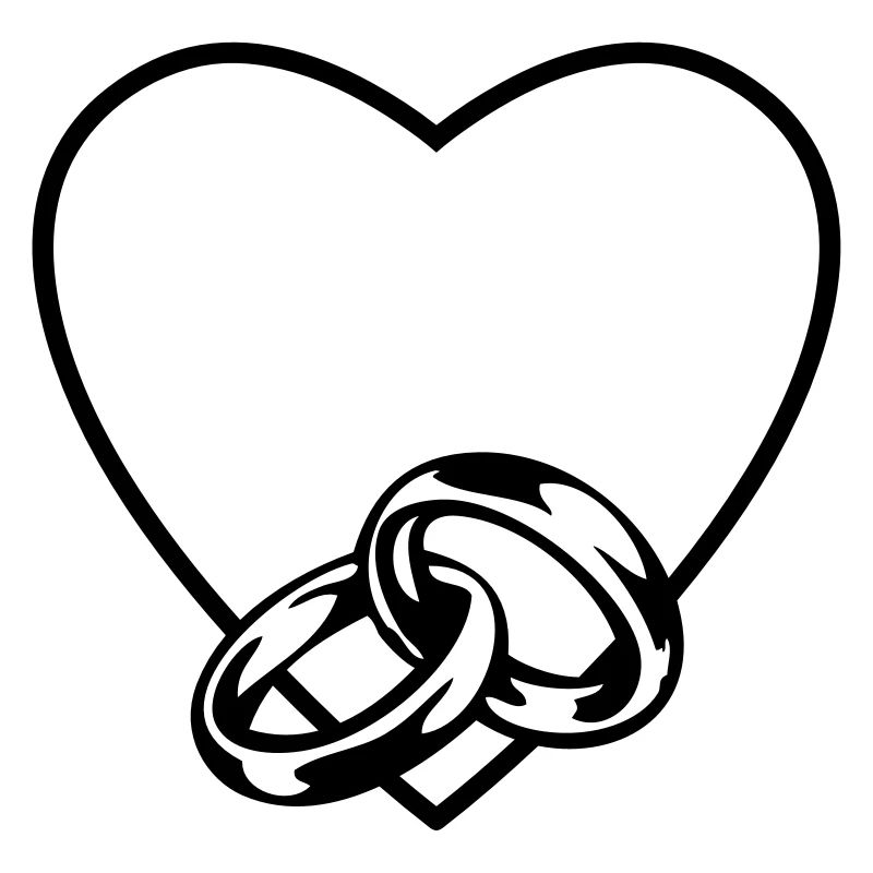 Ehe Herz glück ringe