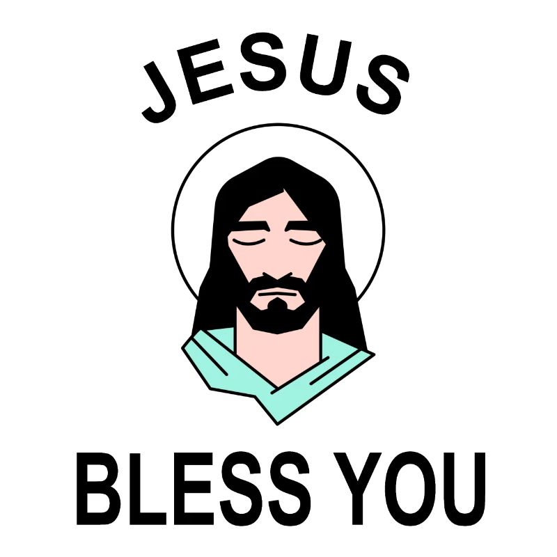 Jesus Christus bless you Bibel Kirche Geschenkidee