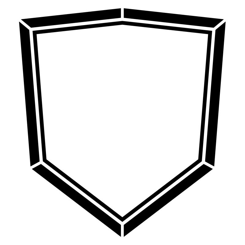 square shield emblem emblem frame banner design lo
