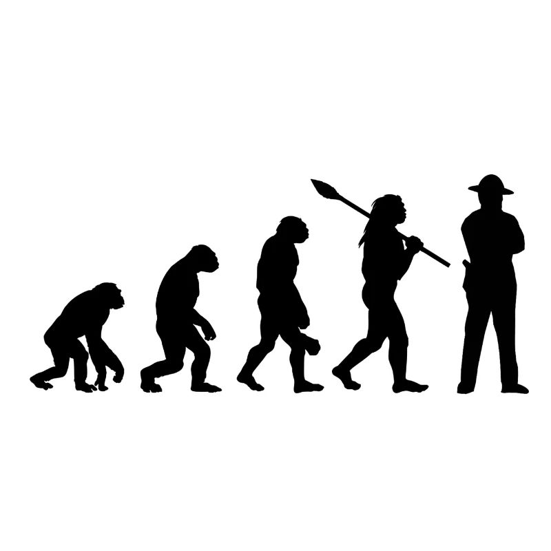 Evolution sheriff police man Policeman