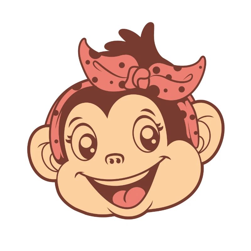 Mädchen Affe Popo Affe Pavianpopo Monkey Affen